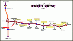 ශ්‍රී ලංකාවේ හත්වැනි අධිවේගී මාර්ගය වන රුවන්පුර අධිවේගී මාර්ගයේ වැඩ ආරම්භ වේ