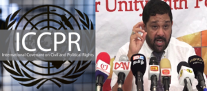 අසාද් සාලිට ත්‍රස්තවාදය වැළැක්වීමේ හා ICCPR පනත යටතේ අධිචෝදනා - නීතිපති දෙපාර්තමේන්තුව