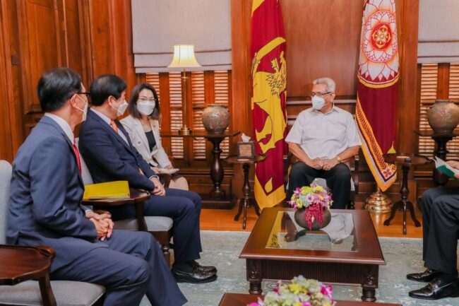 ක්ෂේත්ර කිහිපයක ප්රවර්ධනයට බ්රිතාන්ය, දකුණු කොරියාව සහ ඊජිප්තුවේ සහාය
