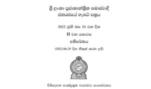 ආණ්ඩුක්‍රම ව්‍යවස්ථාවේ 22වන සංශෝධන පනත් කෙටුම්පතට එරෙහිව පෙත්සම් 9ක්