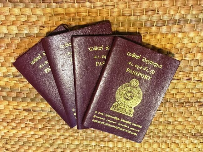 විදේශ ගමන් බලපත්‍ (Passport) ගාස්තු ඉහළට