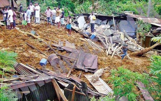 ආපදාවලින් මියගිය අයෙකු වෙනුවෙන් රුපියල් 2,50,000ක්