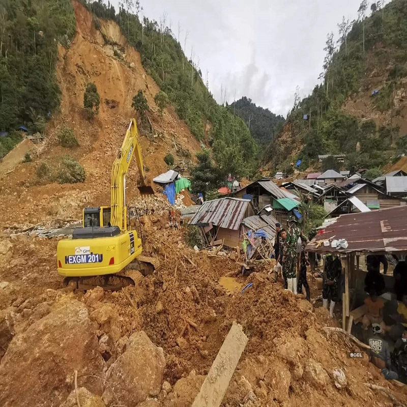 නේපාලයේ නායයෑමකින් පුද්ගලයින් 65ක් අතුරුදහන්