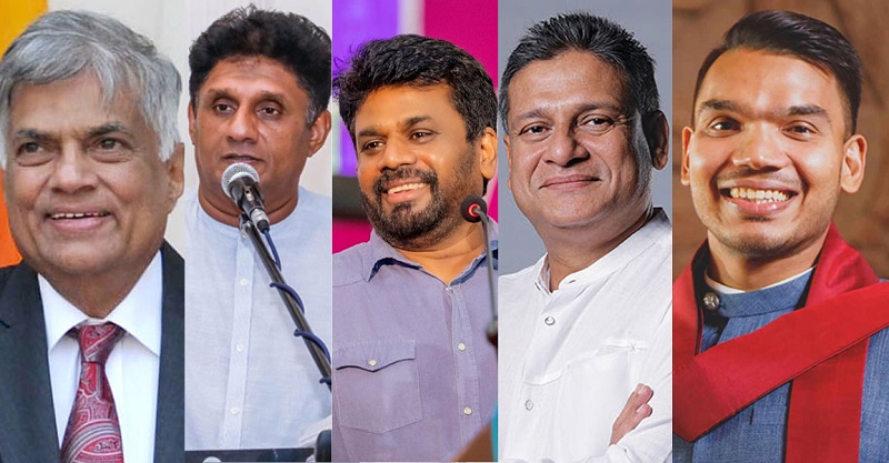 ජනපතිවරණයේ ප්‍රධාන අපේක්ෂයින් 6 දෙනා අතර මුහුණට මුහුණ විවාදයක්