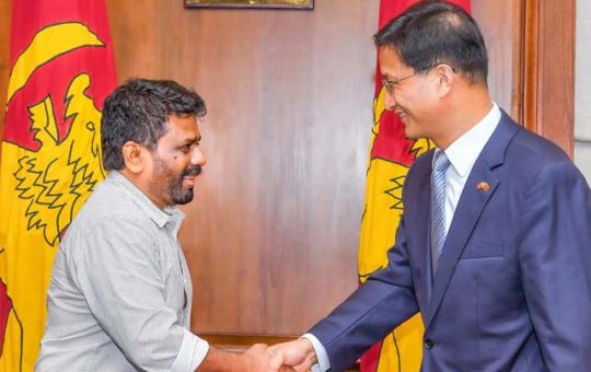 හදිසි ගංවතුර සහනාධාර ලෙස චීනයෙන් ශ්‍රී ලංකාවට රු.මි 30ක්