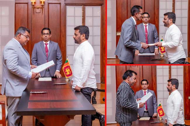 අභියාචනාධිකරණයට නව විනිසුරුවරුන් තිදෙනෙක්