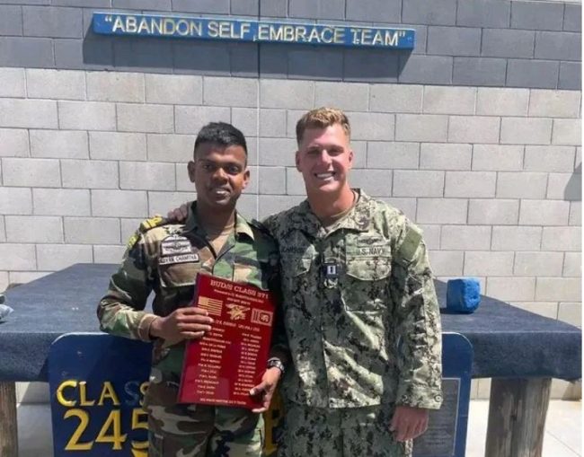 ලොව දුෂ්කරම හමුදා පුහුණුව සාර්ථකව අවසන් කළ ප්‍රථම ශ්‍රී ලාංකිකයා