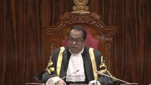 ජාතික විගණන (සංශෝධන)” පනත් කෙටුම්පත පිලිබඳ ශ්‍රේෂ්ඨාධිකරණ තීරණය කථානායකවරයාට