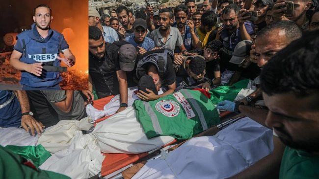 ඊශ්‍රායල් ප්‍රහාරයකින් මාධ්‍යවේදීන් 5 දෙනෙකු මිය යයි