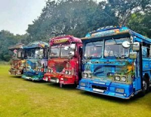 මගී බස් රථවල සැරසිලි සහ උපාංග සවි කිරීමේ චක්‍රලේඛය අවලංගු කරයි