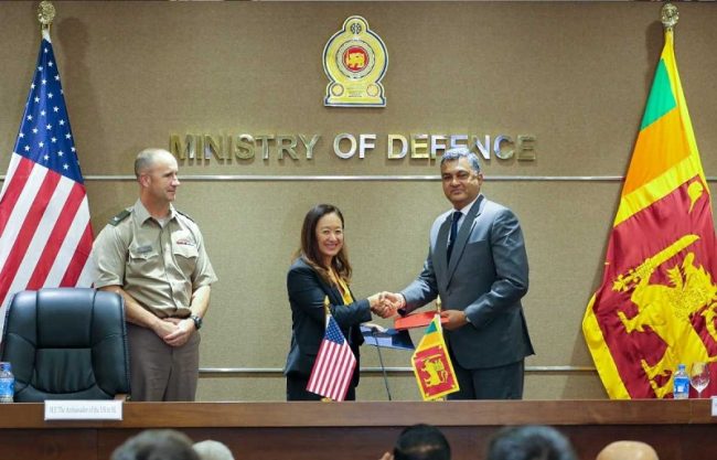 ඇමරිකාව සහ ශ්රී ලංකාව අතර අවබෝධතා ගිවිසුමක්