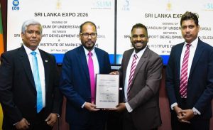 ශ්‍රී ලංකා එක්ස්පෝ 2026 සඳහා EDB සහ SLIM අතර අවබෝධතා ගිවිසුමක්