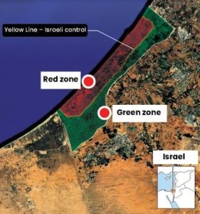 ගාසා තීරය කලාප දෙකකට වෙන් කිරීමට ඇමෙරිකාවෙන් සැලසුමක්