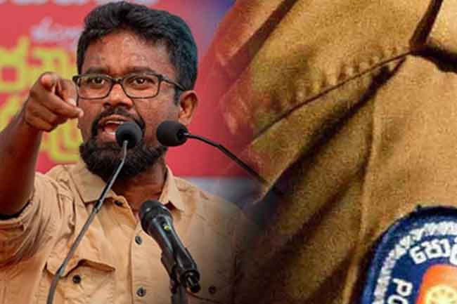 මාලිමා මන්ත්‍රීගේ සිදුවිමේ පොලිස් නිලධාරියාගේ වැඩ තහනම්