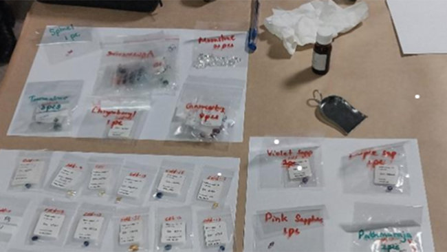 චීනයට පනින්න ගිය සැකකරු ලක්ෂ 323ක මැණික් සමග අත්අඩංගුවට