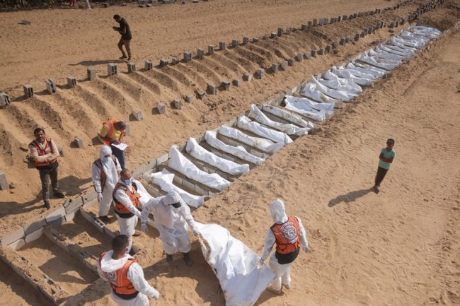 යුද්ධයෙන් පලස්තීනූවන් 70,000ක් මිය ගොස් ඇති බව ඊශ්‍රායලය පිළිගනියි