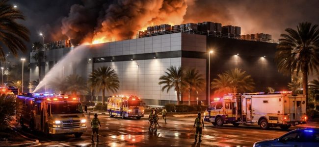 ඩ්‍රෝන ප්‍රහාරවලින් ඇමසන් සමාගමේ දත්ත මධ්‍යස්ථානවලට දැඩි හානි