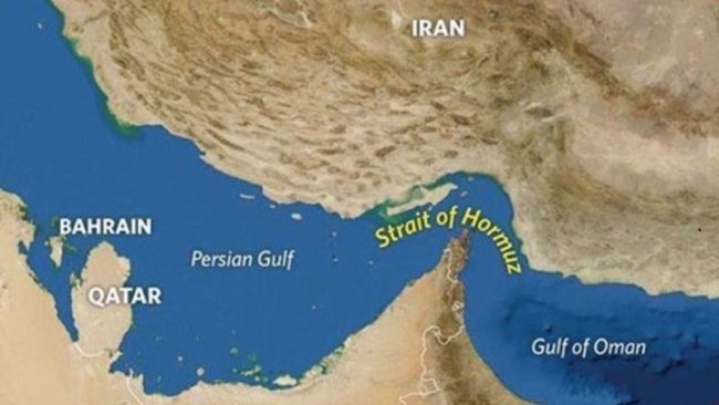 හෝමූස් සමුද්‍ර සන්ධිය හරහා ගමන් කරොත් දැඩි පියවර - ඉරාන ඉස්ලාමීය විප්ලවවාදී ආරක්ෂක බලකාය