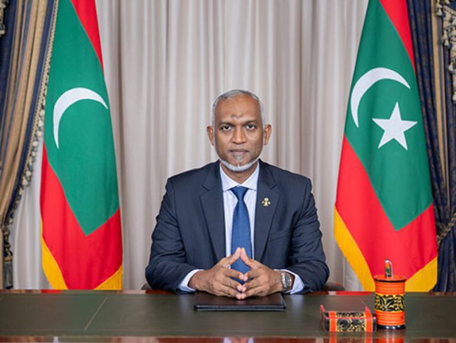 මාලදිවයින් ජනපති ශ්‍රී ලංකාවේ සංචාරයක