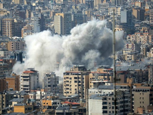 ඊශ්රායලය ලෙබනනයට එල්ල කළ ප්රහාරයන්ගෙන් පුද්ගලයින් 14ක් ජීවිතක්ෂයට