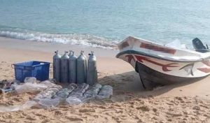 නීතිවිරෝධීව මුහුදු කූඩැල්ලන් ඇල්ලූ සැකකරුවන් 6ක් අත්අඩංගුවට