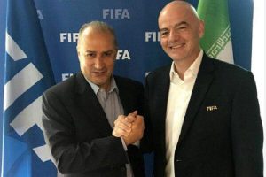 FIFA සභාපතිගෙන් ඉරාන කණ්ඩායමට සුබපැතුම්