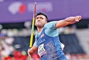 ශ්‍රී ලංකා හෙල්ල විසි කිරීමේ ක්‍රීඩක රුමේෂ් ලෝක ශ්‍රේණිගත කිරීම්වල 7වැනි තැනට