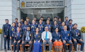 දකුණු ආසියානු ත්‍රෝබෝල් ශූරතාවලියේදී පදක්කම් දිනූ ක්‍රීඩක ක්‍රීඩිකාවන් ක්‍රීඩා ඇමති හමුවෙයි