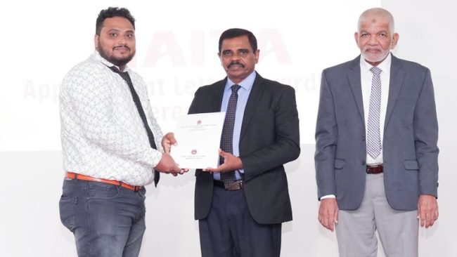 NAITA ආයතනයට නව පත්වීම් 123ක්