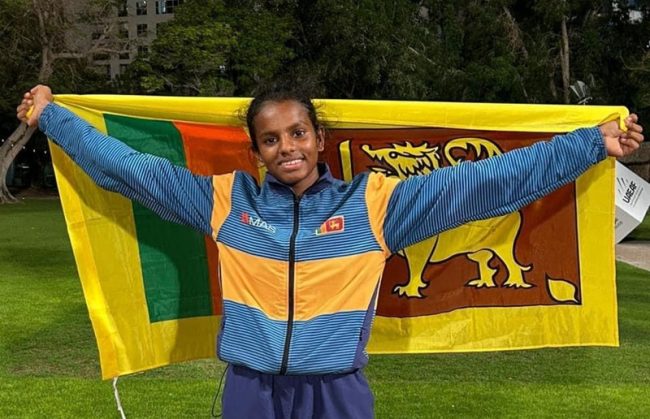 නෙත්මිකාගෙන් ශ්‍රී ලංකාවට ලෝකඩ පදක්කමක්