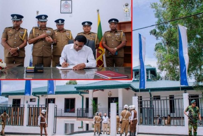 ඌව පළාත් පොලිසියට අවශ්‍ය යටිතල පහසුකම් ත්‍රිත්වයක් විවෘත කරයි