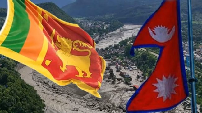 ශ්‍රී ලංකාවෙන් නේපාලයට ඩො.මිලියනයක මානුෂීය ආධාර