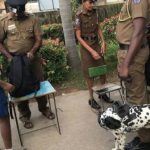 මත්ද්‍රව්‍ය සොයා ගන්න පාසලට එන පොලිස් බල්ලෝ