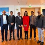 ප්‍රවාහන අමාත්‍ය බිමල් රත්නායක සහ නෝර්වේ ප්‍රවාහන අමාත්‍ය කම්සි ගුණරත්නම් අතර හමුවක්!
